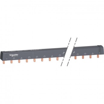 Гребенчатая шинка 4П (NL1L2L3…) 24 МОД.18ММ 100А разрезаемая Гребенчатая шинка 4П (NL1L2L3…) 24 МОД.18ММ 100А разрезаемая