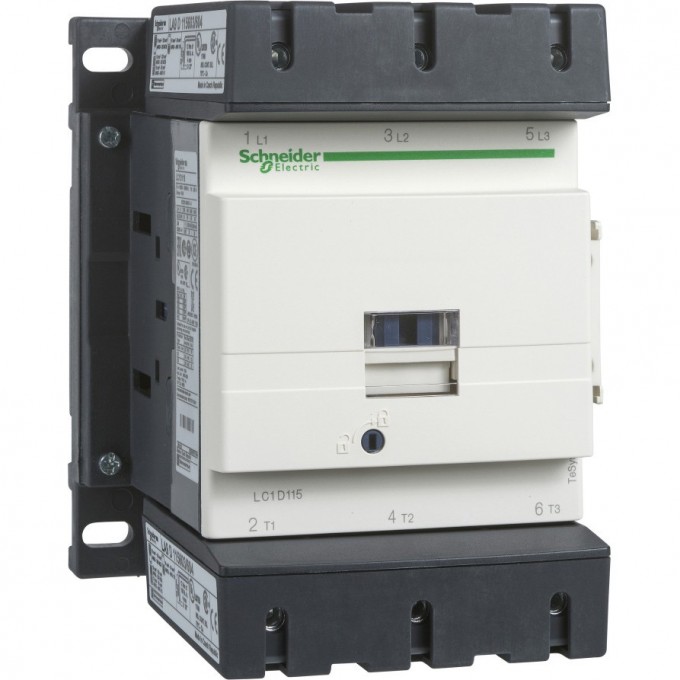 Контактор SCHNEIDER ELECTRIC TESYS D 3Р,115 A,НО+НЗ,220V 50/60 ГЦ,ЗАЖИМ ПОД ВИНТ, LC1D115M7