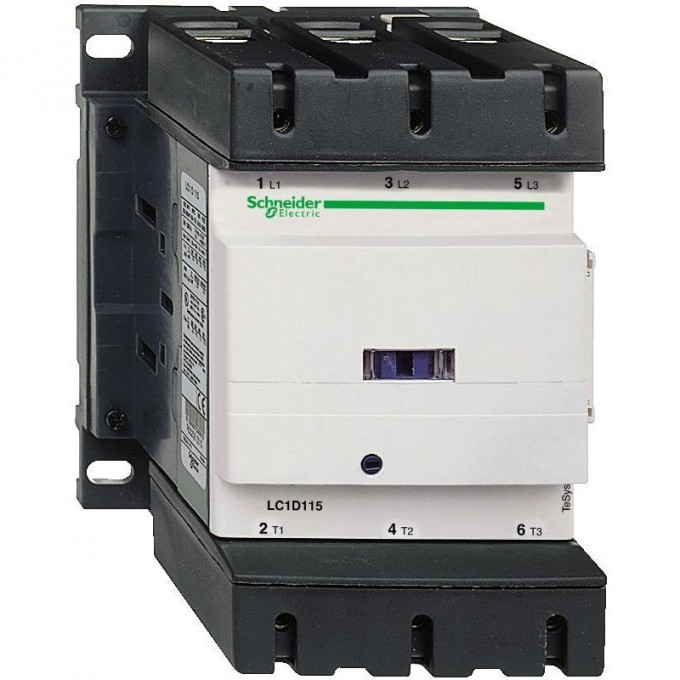 Контактор SCHNEIDER ELECTRIC TESYS D 3Р,115 A,НО+НЗ,230V 50/60 ГЦ,ЗАЖИМ ПОД ВИНТ, LC1D115P7