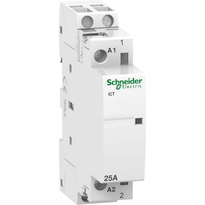 Модульный контактор SCHNEIDER ELECTRIC ACTI9 iCT25A 1НО 230/240В АС 50ГЦ A9C20731