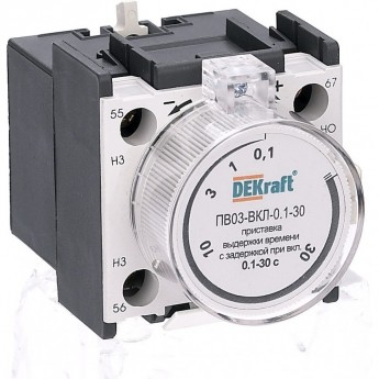 Приставка выдержки времени SCHNEIDER ELECTRIC DEKRAFT с задержкой при