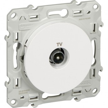 TV розетка SCHNEIDER ELECTRIC ODACE, БЕЛЫЙ TV розетка SCHNEIDER ELECTRIC ODACE, БЕЛЫЙ