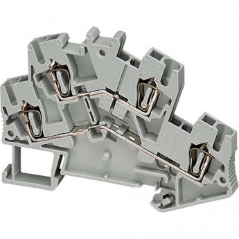 2-х уровневый клеммник пружинного прохода SCHNEIDER ELECTRIC LINERGY 2,5ММ2 2/2