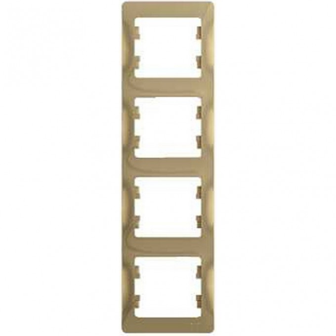 4-постовая рамка SCHNEIDER ELECTRIC GLOSSA, вертикальная, ТИТАН GSL000408