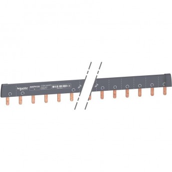 Гребенчатая шинка 1П (L1…) 24 МОД.18ММ 100А разрезаемая Гребенчатая шинка 1П (L1…) 24 МОД.18ММ 100А разрезаемая