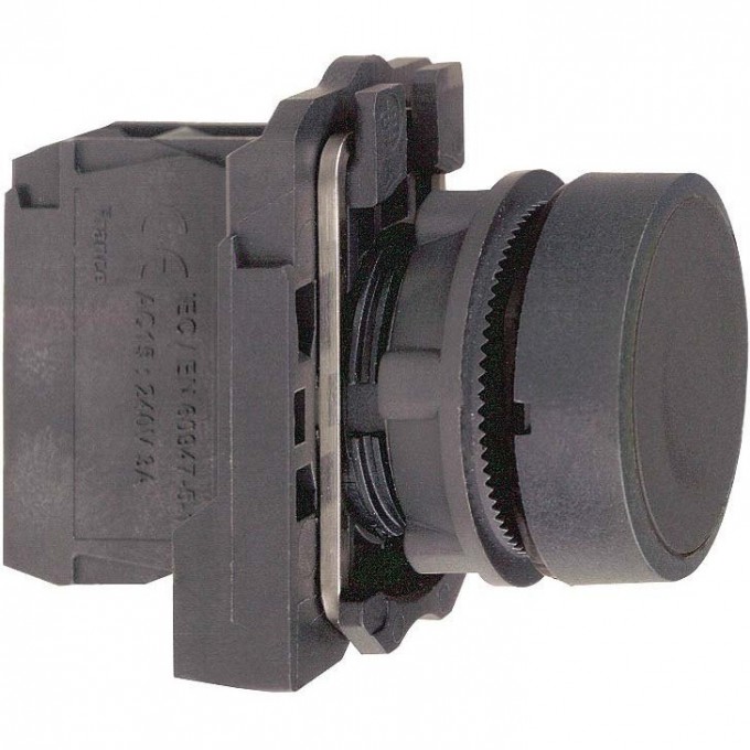 Кнопка 22мм SCHNEIDER ELECTRIC HARMONY XB5 черная с возвратом XB5AA21