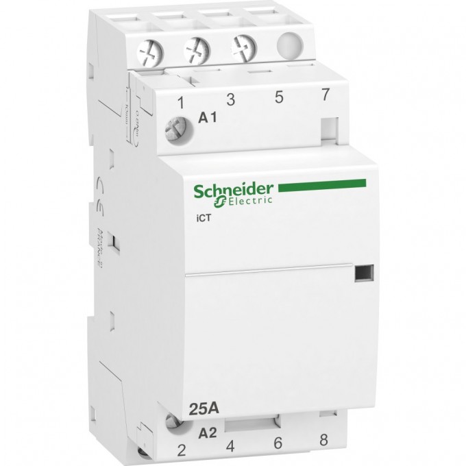 Модульный контактор SCHNEIDER ELECTRIC ACTI9 iCT25A 3НО 220/240В АС 50ГЦ A9C20833
