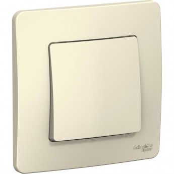 1-клавишный переключатель SCHNEIDER ELECTRIC BLANCA (cх.6), 10А, 250B, МОЛОЧНЫЙ 1-клавишный переключатель SCHNEIDER ELECTRIC BLANCA (cх.6), 10А, 250B, МОЛОЧНЫЙ
