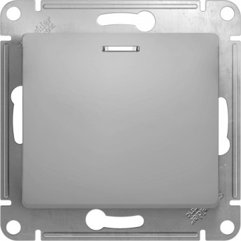 1-клавишный выключатель SCHNEIDER ELECTRIC GLOSSA с подсветкой, сх.1а, 10АХ, механизм, АЛЮМИНИЙ 1-клавишный выключатель SCHNEIDER ELECTRIC GLOSSA с подсветкой, сх.1а, 10АХ, механизм, АЛЮМИНИЙ