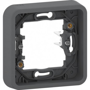 1-постовая рамка с распорными лапками SCHNEIDER ELECTRIC MUREVA S, АНТРАЦИТ, IP55