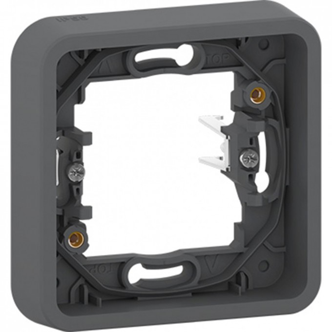 1-постовая рамка с распорными лапками SCHNEIDER ELECTRIC MUREVA S, АНТРАЦИТ, IP55 MUR34108