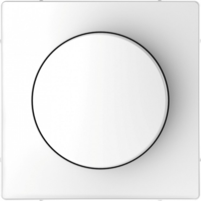 Центральная накладка SCHNEIDER ELECTRIC MERTEN D-LIFE с поворотной рукояткой для диммера, БЕЛ.ЛОТОС, SD MTN5250-6035