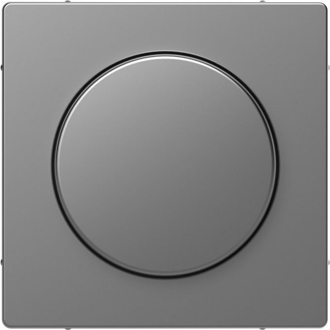 Центральная накладка SCHNEIDER ELECTRIC MERTEN D-LIFE с поворотной рукояткой для диммера,НЕРЖ.СТАЛЬ, SD MTN5250-6036