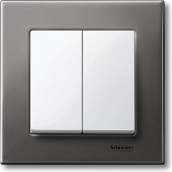 Клавиша двойная SCHNEIDER ELECTRIC MERTEN X2, ПОЛ.БЕЛЫЙ, SM