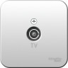 Коннектор ТВ SCHNEIDER ELECTRIC BLANCA с изолирующей пластиной, АЛЮМИНИЙ BLNTA000013