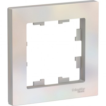 Рамка 1-постовая SCHNEIDER ELECTRIC ATLASDESIGN жемчуг Рамка 1-постовая SCHNEIDER ELECTRIC ATLASDESIGN жемчуг