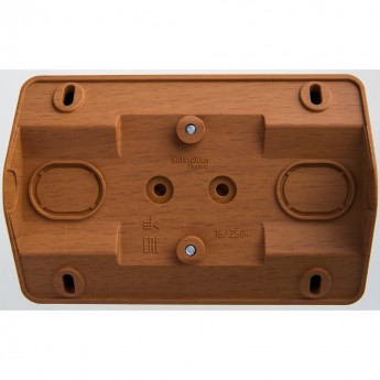 Розетка двойная угловая SCHNEIDER ELECTRIC ЭТЮД с заземлением со шторками 16А, БУК