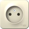 Розетка SCHNEIDER ELECTRIC BLANCA без заземления без шторок, 16А, 250В, молочный BLNRA000102