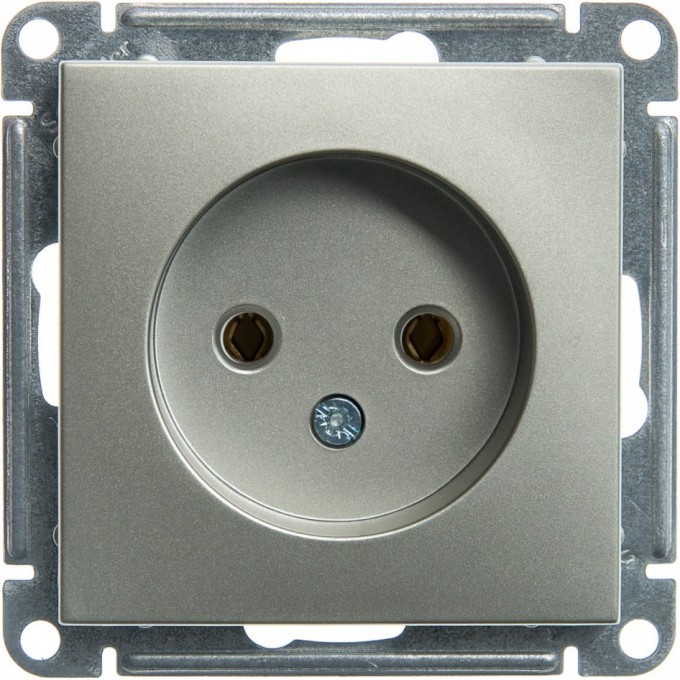 Розетка SCHNEIDER ELECTRIC W59 без заземления без шторок, 16А, механизм, шампань RS16-153-4-86