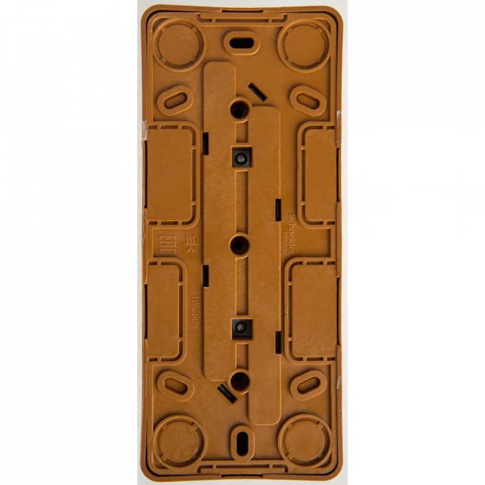 Розетка тройная SCHNEIDER ELECTRIC ЭТЮД без заземления без шторок 16А 250B, бук, Россия PA16-009T