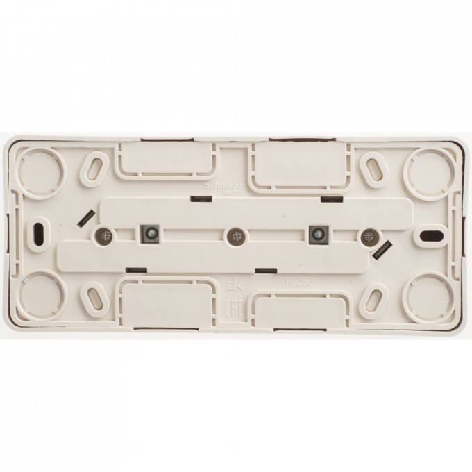 Розетка тройная SCHNEIDER ELECTRIC ЭТЮД с заземлением без шторок 16А 250B, кремовый, Россия PA16-011K