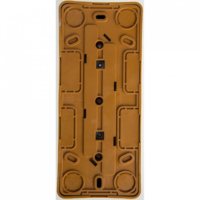 Розетка тройная SCHNEIDER ELECTRIC ЭТЮД с заземлением со шторками 16А 250B, бук, Россия PA16-012T