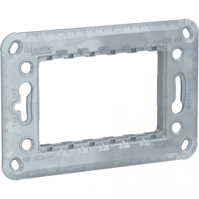 Суппорт SCHNEIDER ELECTRIC UNICA MODULAR ZAMAK 3 модуля NU7103