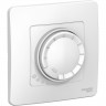 Светорегулятор (диммер) SCHNEIDER ELECTRIC BLANCA поворотно-нажимной универсальный, 400ВТ, белый BLNSS040011