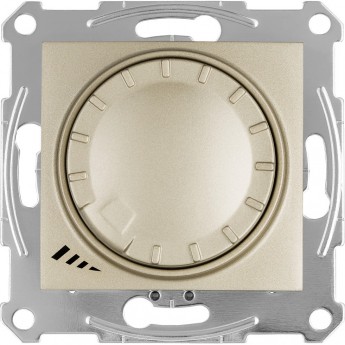 Светорегулятор (диммер) SCHNEIDER ELECTRIC SEDNA поворотно-нажимной, проходной, универсальный, 4-400Вт, титан