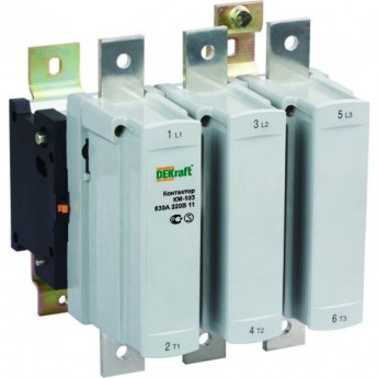 Контактор SCHNEIDER ELECTRIC DEKRAFT 630А 220В АС3 1НО+1НЗ КМ-103