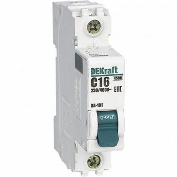 Автоматический выключатель SCHNEIDER ELECTRIC DEKRAFT 1Р 1А х-ка C ВА-101 4,5кА