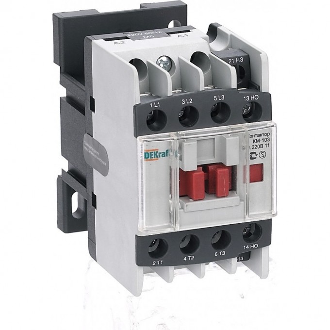 Контактор SCHNEIDER ELECTRIC DEKRAFT 9А 380В АС3 1НО+1НЗ КМ-103 22104DEK