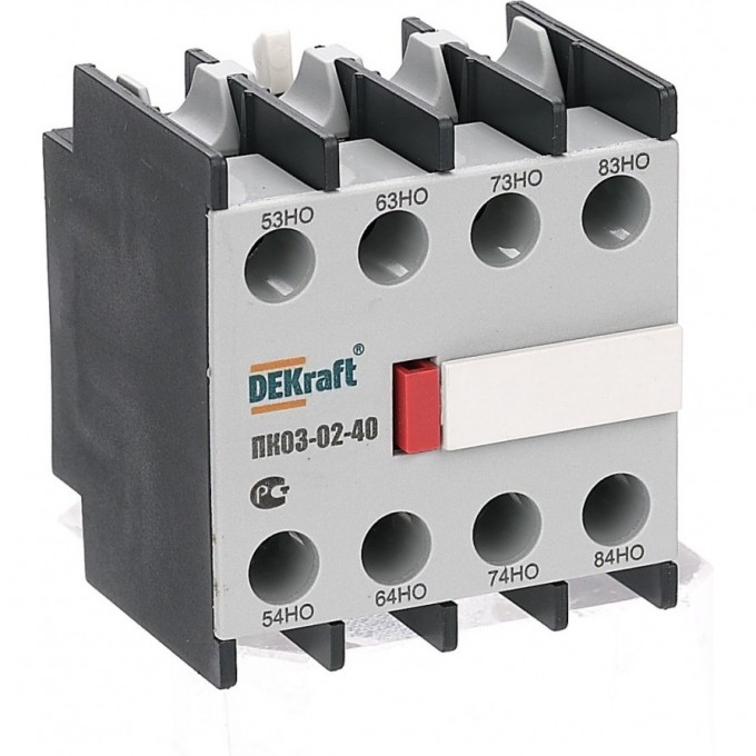 Приставка контактная DEKRAFT доп.контакты 4НО лицев 24103DEK