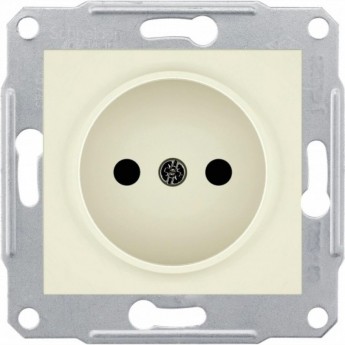 Розетка SCHNEIDER ELECTRIC SEDNA без зазем. конт., без защит. шторок, 16А, 250В, БЕЖЕВЫЙ
