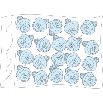 20 винтов-саморезов SCHNEIDER ELECTRIC PRISMAM5