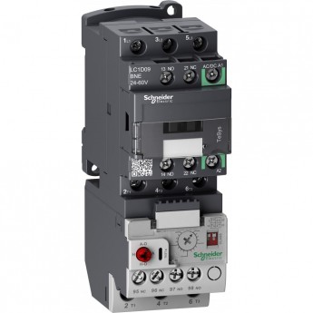 Контактор SCHNEIDER ELECTRIC TESYS D 3P,9A,НО+НЗ, с универсальной катушкой управления 100-250BAC/DC