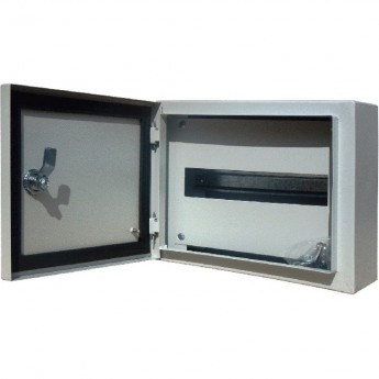 Корпус металлический навесной DEKRAFT 250х300х120, 12 мод., IP54, ЩРН-12