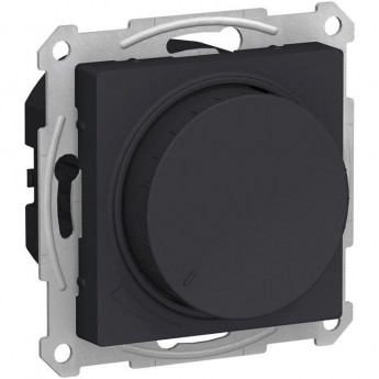 Светорегулятор поворотно-нажимной SCHNEIDER ELECTRIC ATLASDESIGN 400Вт механизм карбон ATN001023