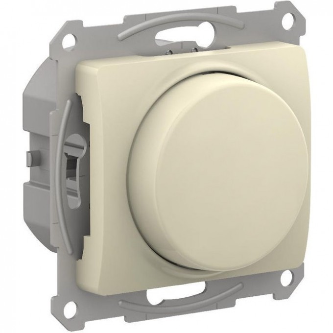Светорегулятор поворотно-нажимной SCHNEIDER ELECTRIC GLOSSA 400Вт механизм бежевый SE GSL000223