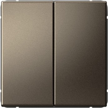 Выключатель 2-клавишный SCHNEIDER ELECTRIC ARTGALLERY GAL000651 (сх. 5) 10AX механизм, мокко