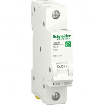 Выключатель автоматический SCHNEIDER ELECTRIC RESI9 модульный, 1п C 25А 6000А