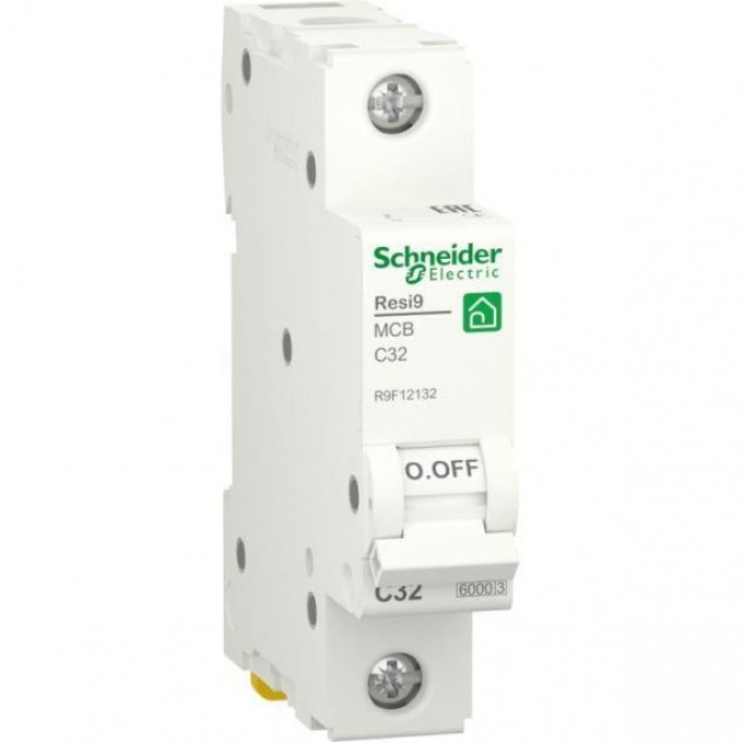 Выключатель автоматический SCHNEIDER ELECTRIC RESI9 модульный, 1п C 32А 6000А R9F12132